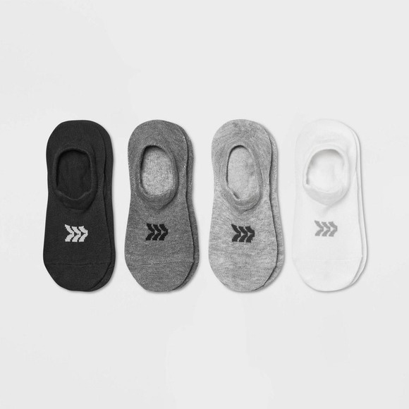 all in motion Accessories - Women's 4pk Liner Athletic Socks - All in Motion™ White/Heather Gray/Black 4-10